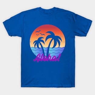 Aloha - Tropical Hawaiian Sunset T-Shirt